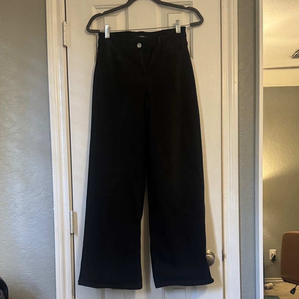 Black Wide-Leg Pants